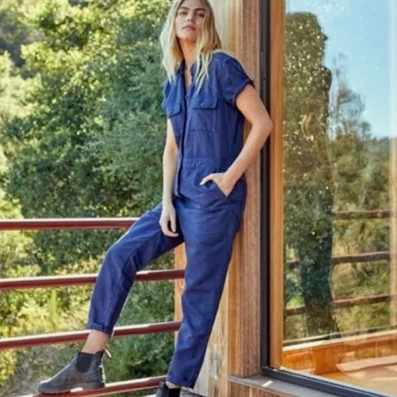 Outerknown Pants - Denim OUTERKNOWN Short Sleeve Jumpsuit